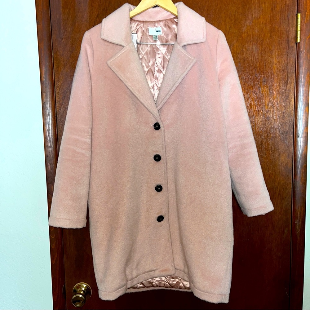 Light Pink Medium Pea Coat